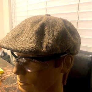 NEW ERA Newsboy Men’s Gray Tan Cap Hat Size Large